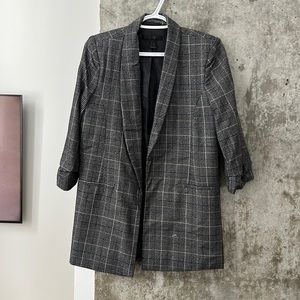Grey check Blazer